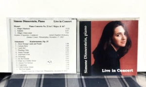 Simone Dinnerstein: Live In Concert, 2012 Classical Piano SIGNED AUTOGRAPH - Bild 1 von 2