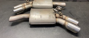 2015 CHEVROLET CAMARO SS OEM NPP REAR MUFFLERS PAIR DR PS USED - Picture 1 of 12