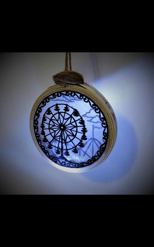 farris wheel shadow box carnival wall hanging decor - Image 1 of 4