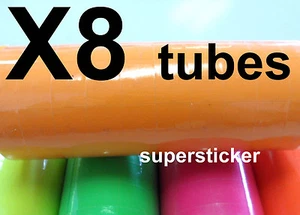 Orange Price Tags for MX-6600 2 Lines Gun 8 tubes x 11 rolls x 500  - Picture 1 of 3
