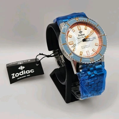 Zodiac Super Sea Wolf Compression Diver Automatic ZO9304 w. Box And Papers - Image 1 of 4