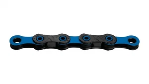 KMC Fahrrad Kette Fahrradkette DLC12 1/2 X 11/128 Zoll 126 Glieder schwarz/blau - Bild 1 von 1