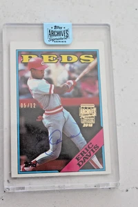 2018 Topps Archives 1988 ERIC DAVIS Signature Series Auto 05/12! - Picture 1 of 4