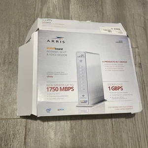 ARRIS SURFboard SBG7580-AC AC1750 Wi-Fi Cable Modem Router DOCSIS 3.0 – New - Picture 1 of 15
