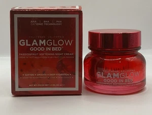 Glamglow Good in Bed Passionsfrucht Erweichende Nachtcreme ~ 1,5oz/45ml ~ - Bild 1 von 4