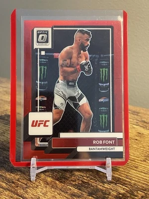 2023 Panini Donruss Optic UFC - Rob Font #74 Red Prizm /199 - Image 1 of 2