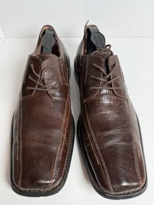 Fratelli Select Men's Dress Shoes Lace Up Size 10.5  Brown Square - Picture 1 of 18