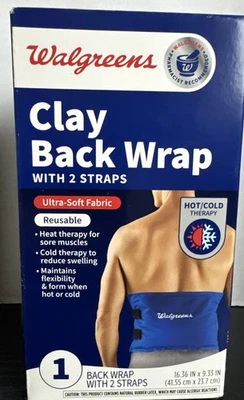 Walgreens Terapéutico Reutilizable Terapia Envoltura de Arcilla Caliente o Fría con Correa Dolor de Espalda Foto 1 de 4