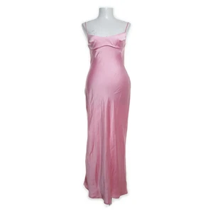 Zara, Maxikleid, Größe: XS, Pink, Polyester, Einfarbig, Satin, Damen #pHs - Bild 1 von 5