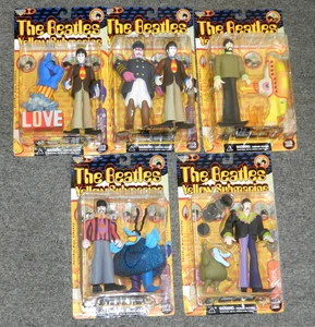 THE BEATLES KOMPLETTES SET GELBES U-BOOT JOHN PAUL'S RINGO & GEORGE NEU McFALRANE - Bild 1 von 5