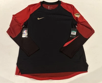 Nike Elite 2017 NBA Finals Cleveland Cavaliers Warmup Shooting Shirt XL On Court - Image 1 of 4