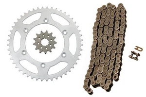 Cadena de transmisión natural 520x114 y piñones 13/48 para Yamaha YZ450F 2010-13, 2015-18 - Imagen 1 de 1