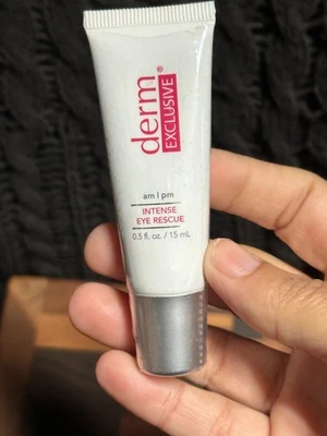 NEW Derm Exclusive AM/PM Intense Eye Rescue - .5 fl oz / 15 ml FACTORY SEALED - Image 1 of 4