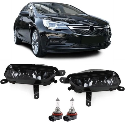 Nebelscheinwerfer Schwarz Smoke Set für Opel Astra K ab 2015 Zafira C ab 2016 - Bild 1 von 3