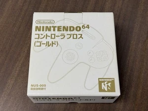 New Unused Gold Toysrus Japan Nintendo 64 N64 Controller Not For Sale White Box - Picture 1 of 15