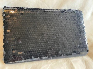 Next Black Sequin Clutch/shoulder Bag BNWT - Picture 1 of 4