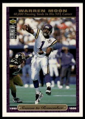 1996 Collector's Choice #65 Warren Moon - Image 1 of 2