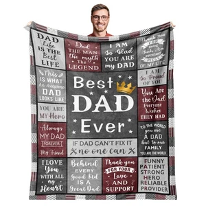 Dad Gifts Blanket 50"x60" Dad Birthday Gift Gifts for Daddy Presents for Dadd... - Picture 1 of 8