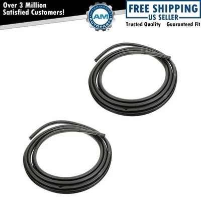 Front Body Mounted Door Seal Pair for Ford F150 F250 Pickup Truck Super Cab - Image 1 of 3