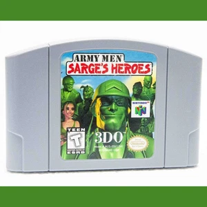 ARMY MEN: SARGE'S HEROES (1999) Spiel Cartridge | Nintendo 64 / N64 | Getestet! - Bild 1 von 10