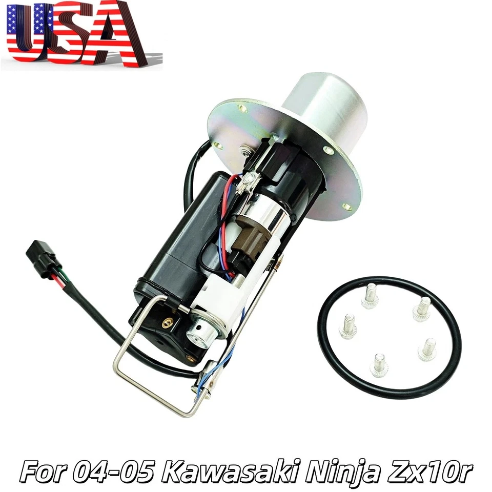 Nova unidade de envio de gasolina bomba de combustível 49040-0809 compatível com 2004-2005 Kawasaki Ninja Zx10r - Imagem 1 de 4
