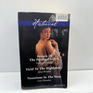 Historical Romance 3 Great Reads Ann Lethbridge Terri Brisbin Lisa Plumley Mills - Picture 1 of 12