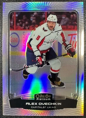 2022-23 OPC O-PEE-CHEE HOCKEY ALEX OVECHKIN OPC PLATINUM RAINBOW PREVIEW #P-AO - Image 1 of 2