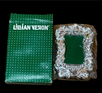 Vintage Lillian Vernon Silver Plated Picture Frame New in Box - Image 1 of 4