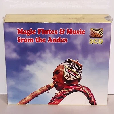 Factory Sealed (shrink wrapped) Magic Flute & Music from the Andes CD 3-Disc Set Foto 1 de 2