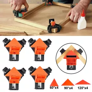 Eckspanner 1-4er Set – Winkelspanner - 90° Fixierung - Bilderrahmen mit Klemme - Bild 1 von 26