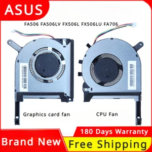 Véritable ventilateur CPU GPU pour ordinateur portable ASUS TUF Gaming FA506 FA506LV FX506L FX506LU FA706 - Photo 1/6