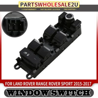 Interruptor de ventana del conductor delantero izquierdo para Land Rover Range Rover Sport 2015 2016 2017 Foto 1 de 4