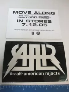 Pegatina promocional The All-American Rejects 2005 Dirty Secret nuevo stock antiguo - Imagen 1 de 1