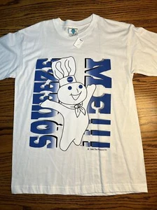 Vintage 1996 Pillsbury The Doughboy grafisches kurzärmeliges T-Shirt Erwachsene Medium - Bild 1 von 9