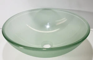 Fregadero de recipiente de vidrio esmerilado MR Direct 602 - Imagen 1 de 3