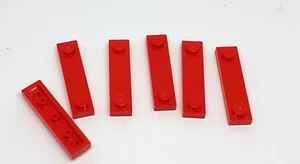 6x Lego® NUOVO Classic City piastra modificata 1x4 2 bottoni 92593 rosso NUOVO 4631877 - Foto 1 di 2