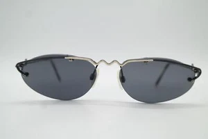 Vintage Neostyle HOLIDAY 907 Schwarz Gold Halbrand Sonnenbrille sunglasses NOS - Picture 1 of 6