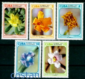 1974 Wild flowers,Bay cedar,Cassia,narrowleaf yellowtops,Caribbean,1995,MNH - Picture 1 of 1