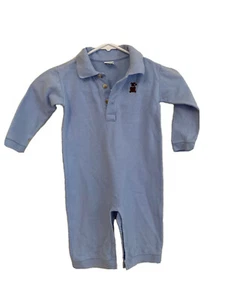 Glorimont Jungen Overall 24 m blau Einteiler bestickt Hund Kleinkind Kind - Bild 1 von 11