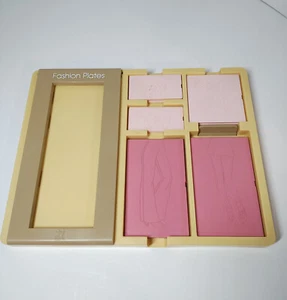 Vintage 1978 Tomy 2508 Fashion Plates Drawing Design Set Kit W/ 13 Plates 008 - Picture 1 of 3
