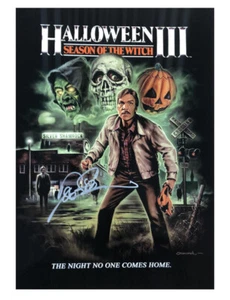 A3 Halloween III: Season of the Witch Poster signiert von Tom Atkins - Bild 1 von 2