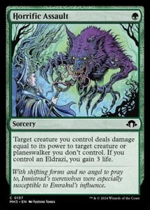 x4 Horrific Assault - Foil C MTG Modern Horizons 3 M/NM, English - Picture 1 of 1