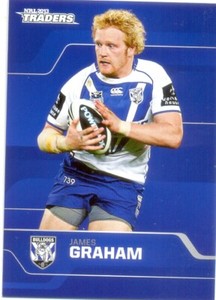 2013 ESP NRL Traders series Common Card 16 - James Graham - Bulldogs