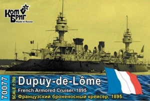 Combrig 1/700 Französischer Panzerkreuzer Dupuy de Lome 1895 Resin Bausatz - Bild 1 von 1