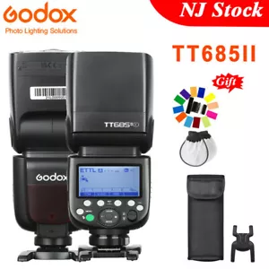 US Godox TT685II-F 2,4 G TTL HSS fotocamera Speedlite flash luce per Fuji + regalo gratuito - Foto 1 di 12