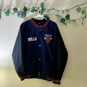 Chaqueta Universitaria Chicago Bulls NBA Vintage - Talla XL - Imagen 1 de 6