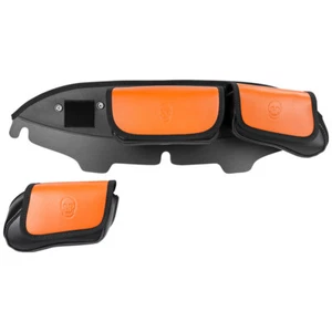 Fit For Harley Electra Glide Ultra Limited 96-13 3 Pocket Windshield Bag Skull - Picture 1 of 11