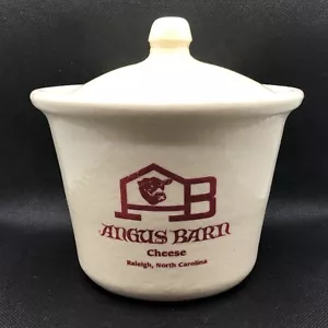 POTTERY LIDDED CROCK BOWL From Cary Crockery for Angus Barn Raleigh, NC - Picture 1 of 9