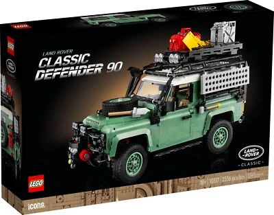 LEGO® Icons 10317 Land Rover Classic Defender 90 NUOVO IMBALLO ORIGINALE ESCLUSIVO + regalo!* - Immagine 1 di 4