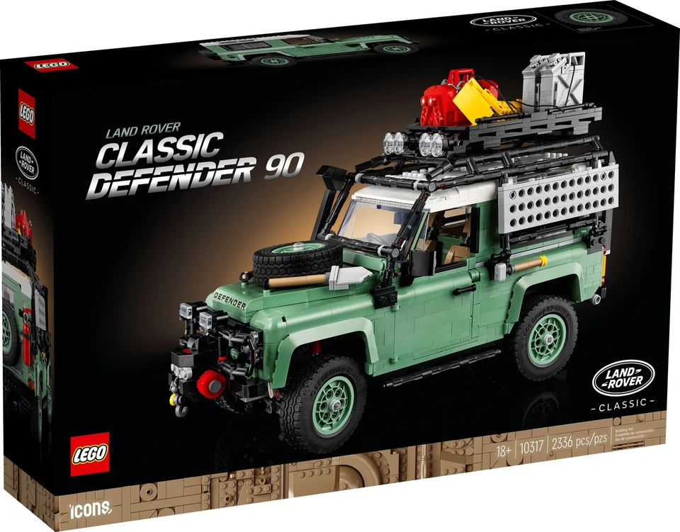 LEGO® Icons 10317 Land Rover Classic Defender 90 NUOVO IMBALLO ORIGINALE ESCLUSIVO + regalo!* - Immagine 1 di 4